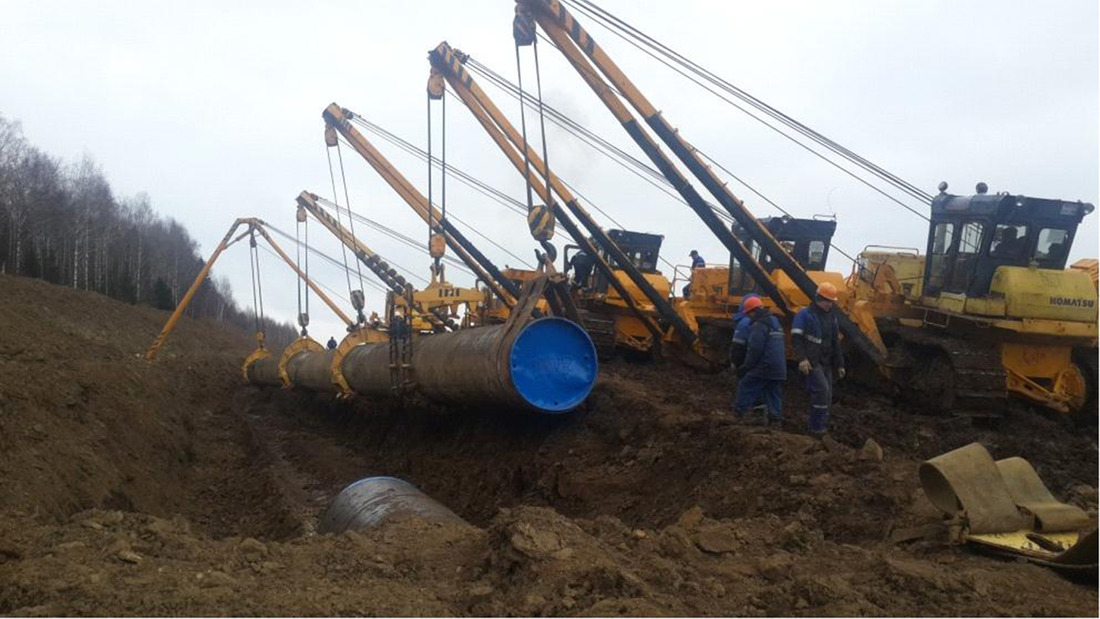 Капитальный ремонт магистрального газопровода (Грямяченское ЛПУМГ, 2016 год)
