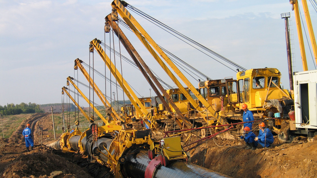 Фото из архива. Капитальный ремонт магистрального газопровода (Горнозаводское ЛПУМГ, 2004 год)